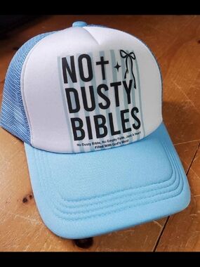 Light Blue Mesh Trucker Hat - Kids Accessories